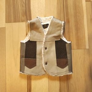 Boys Toddler / Pre-School Leather Vest